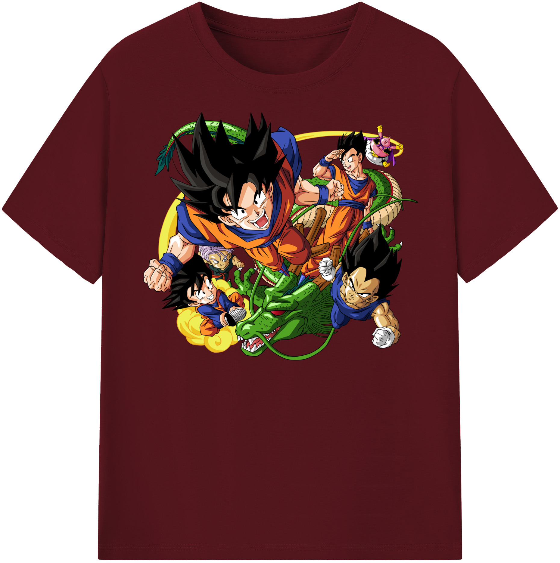 （画像用） ドラゴンボール DRAGON BALL 綿100％半袖Tシャツ（フロントプリント）